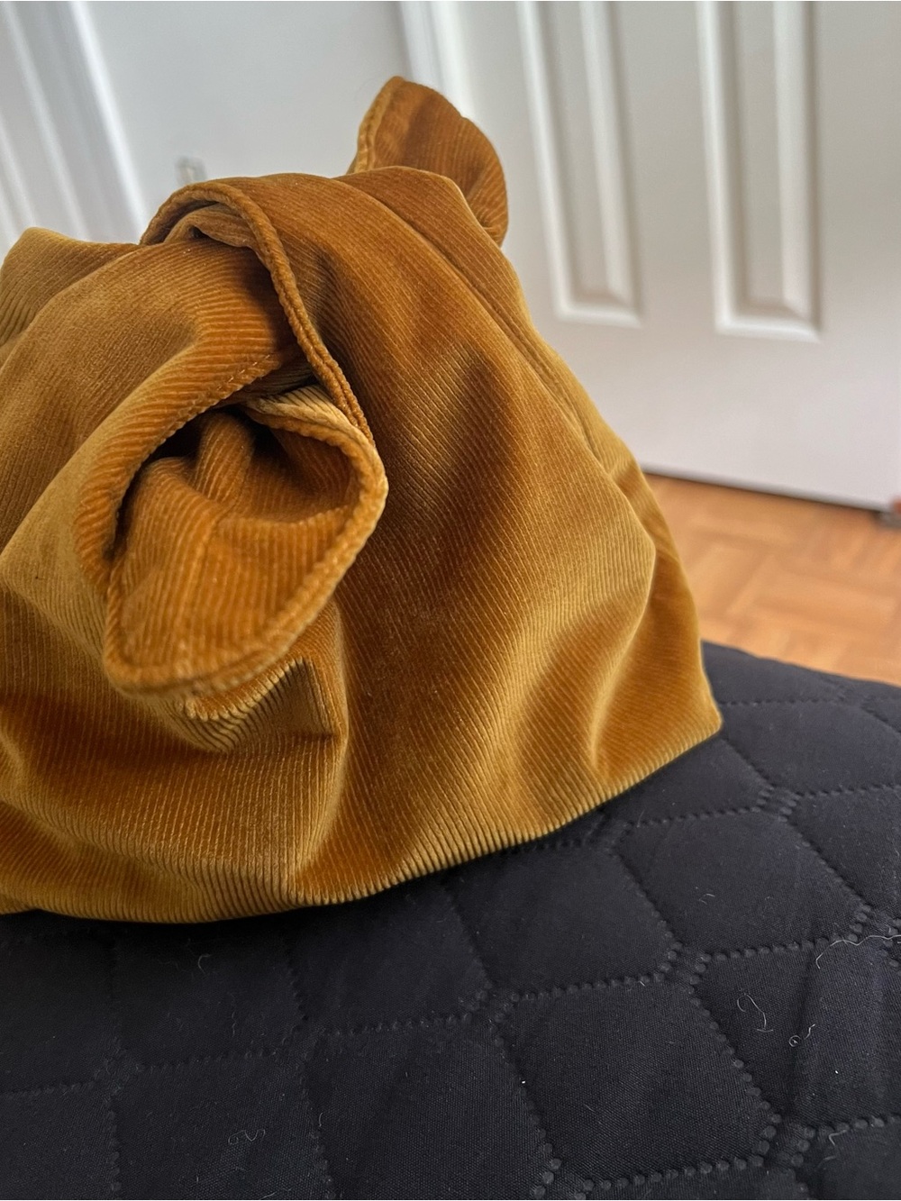 Merit Makeup Bag Brown Corduroy Soft